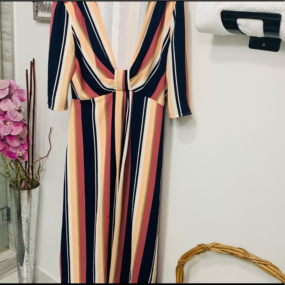 Beautiful blue peach dress